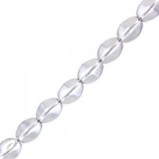Czech Pinch beads 5x3mm Crystal labrador Full 00030/27000